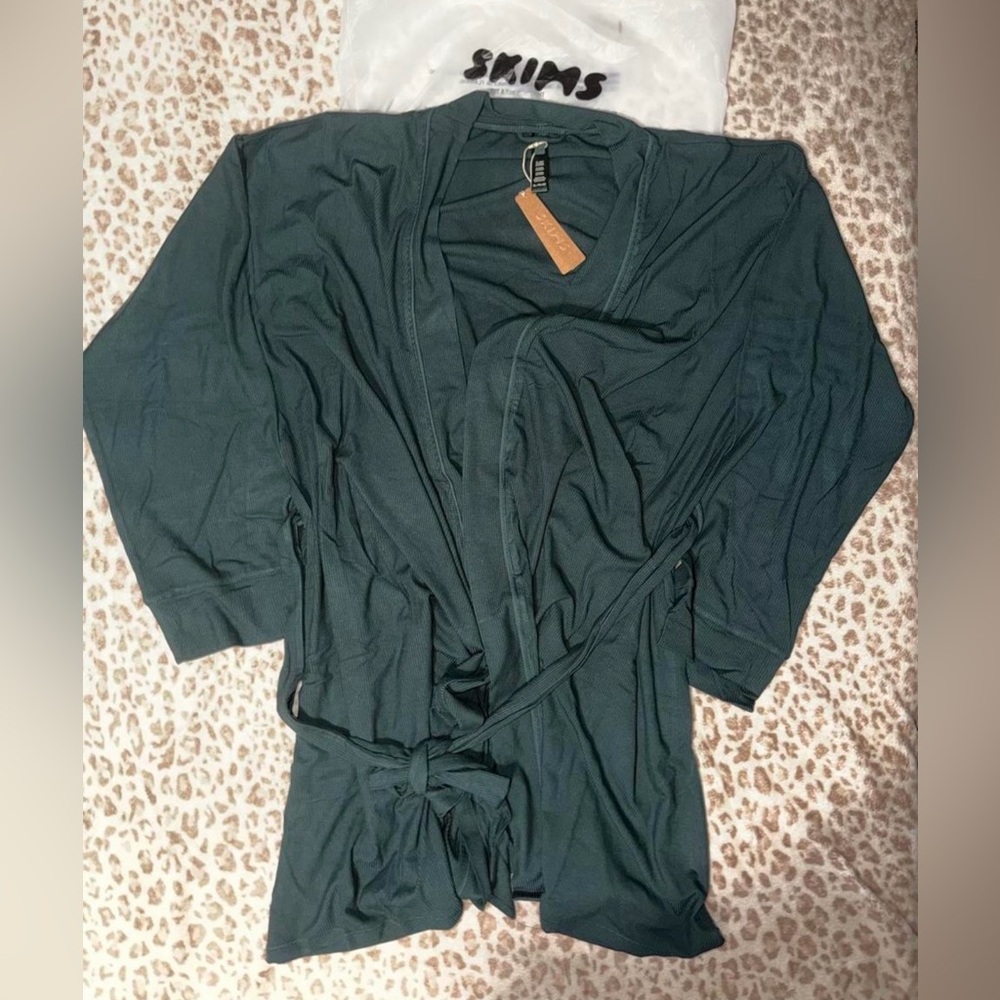 Skims Soft Lounge Rib Short Robe